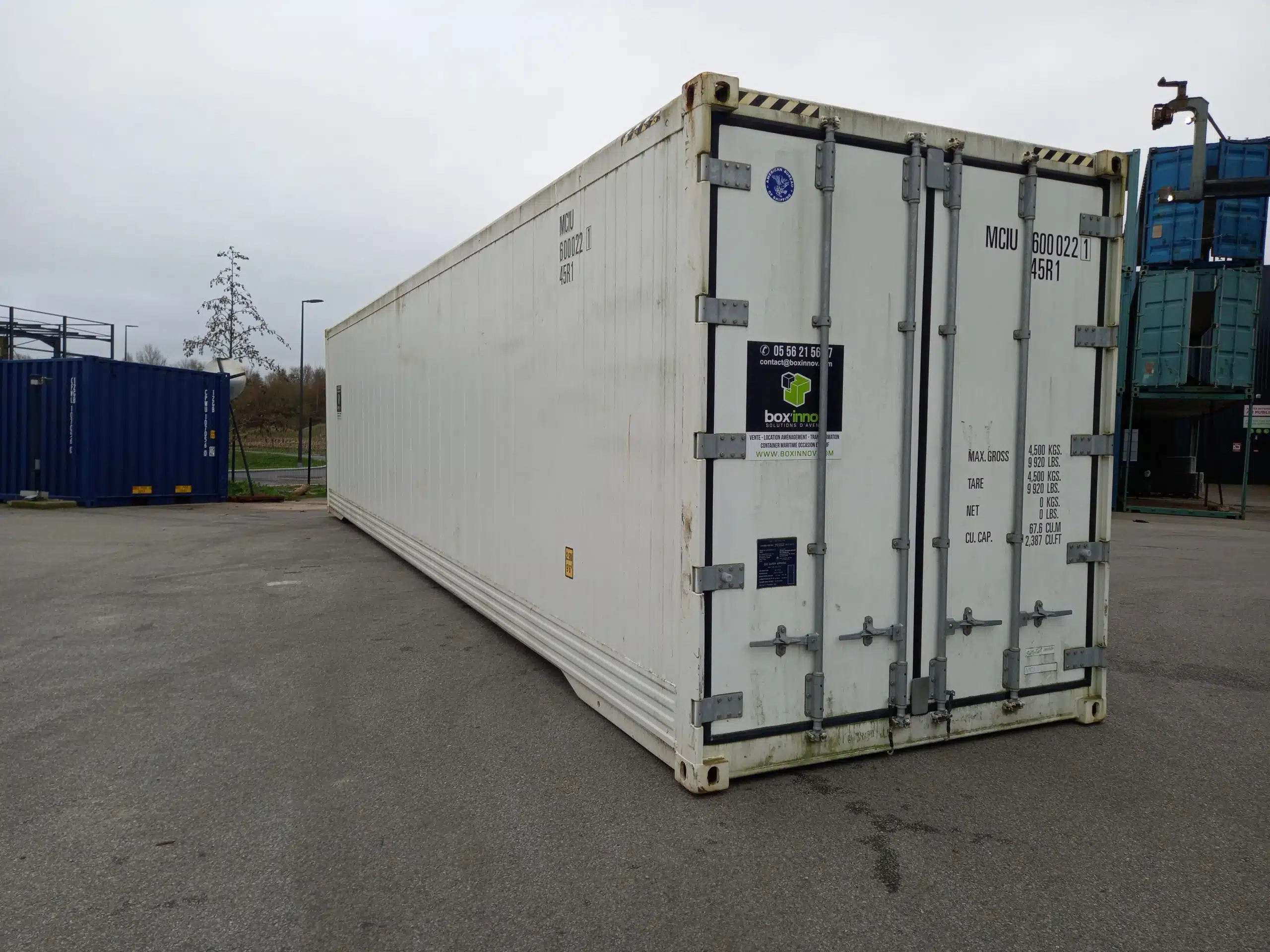 Conteneur frigorifique 40 pieds high cube – Neuf