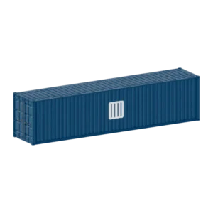 Container maritime 40 pieds high cube double porte
