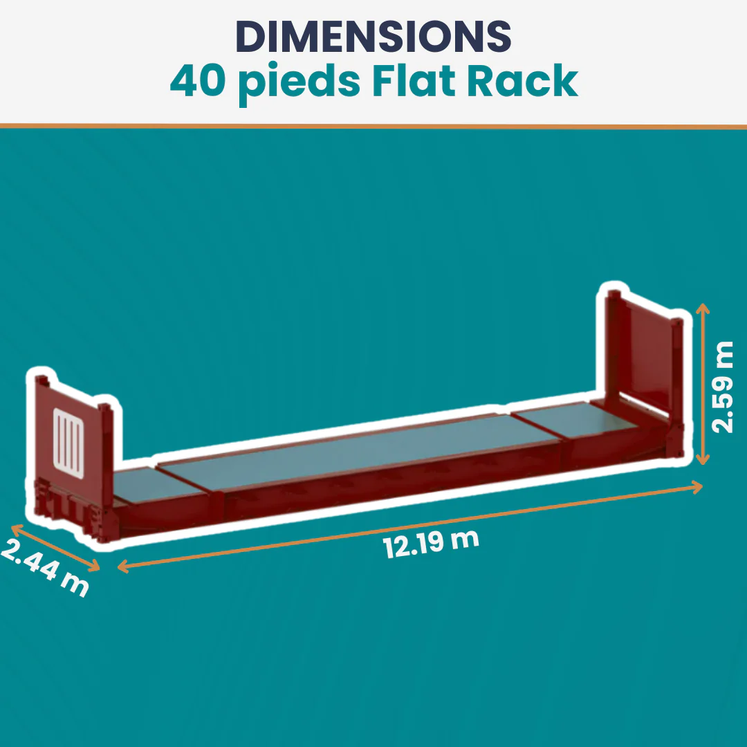 Conteneur 40 Pieds Flat Rack – Image 4