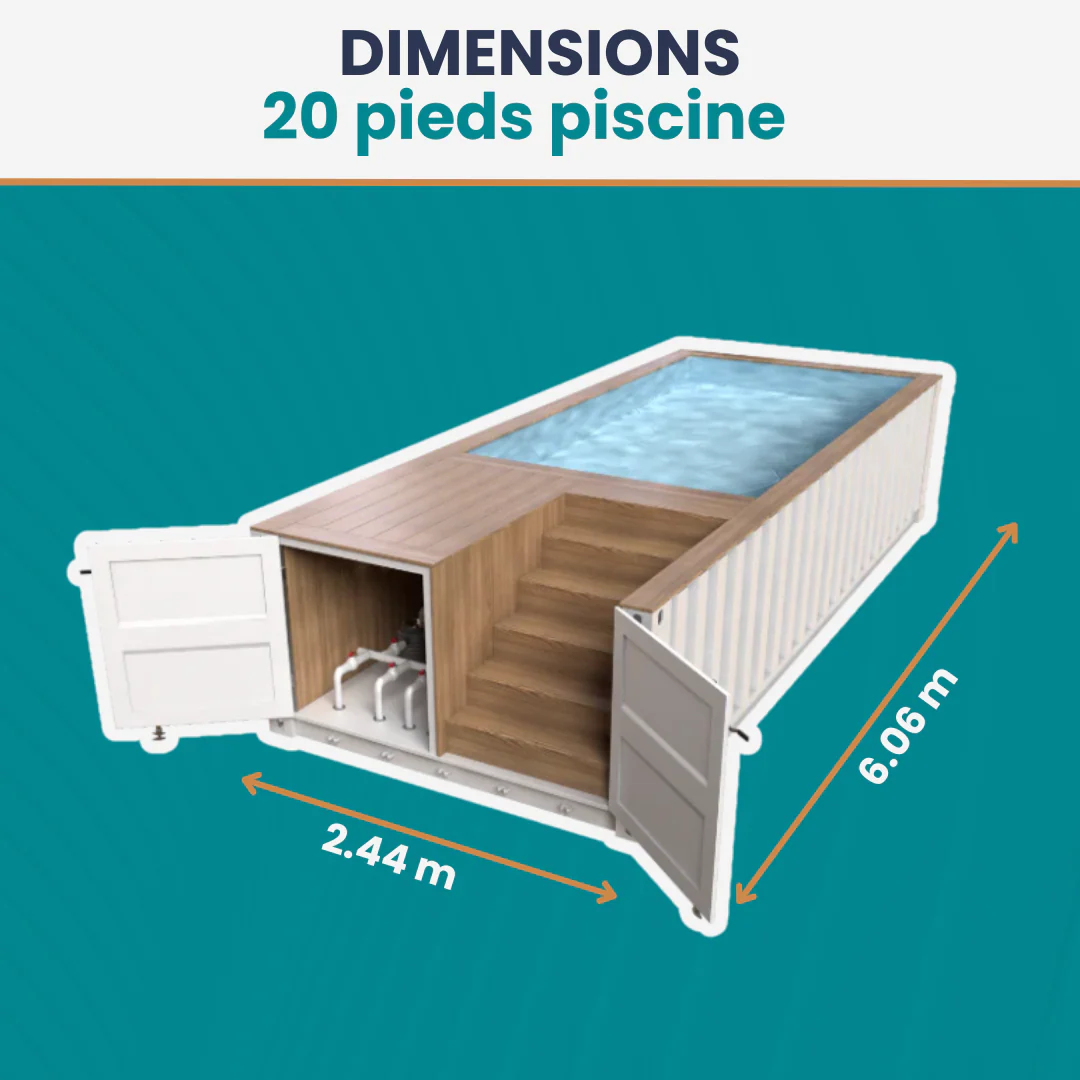 Conteneur piscine 20 Pieds – Image 4