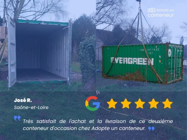 Container maritime 20 Pieds DRY DERNIER VOYAGE – Image 4