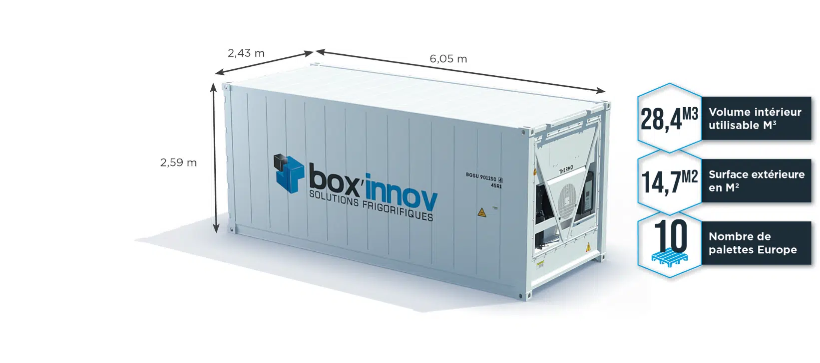 Container 20 pieds frigorifique reefer – Image 2