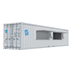 Snack Box 40 pieds (version “Dynamique”) – Container restaurant aménageable