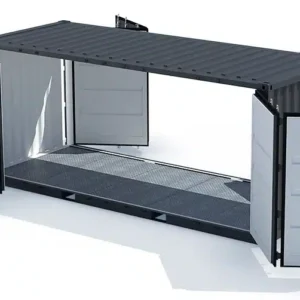 Container de stockage 20 pieds double open side