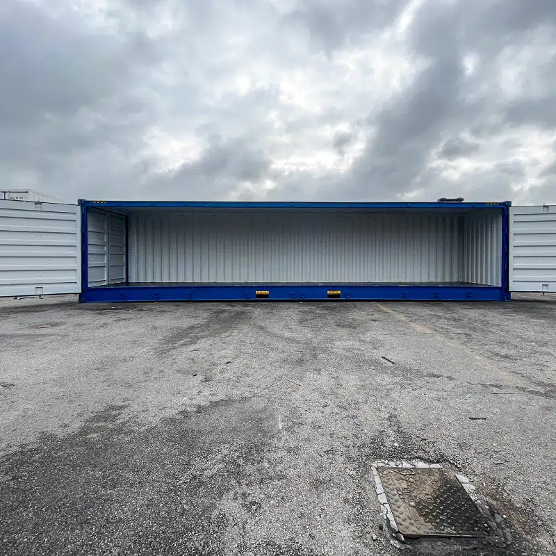 Container maritime 40 pieds high cube open side – Image 5