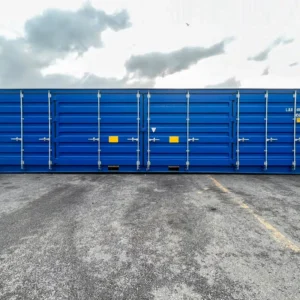 Container maritime 40 pieds high cube open side