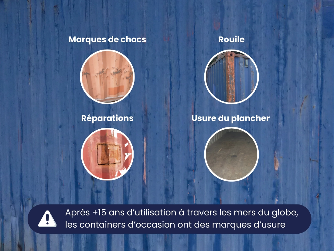 Container maritime 20 Pieds DRY DERNIER VOYAGE – Image 3